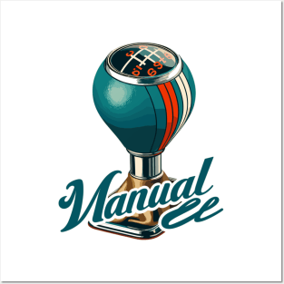 Manual Gear Shift Posters and Art